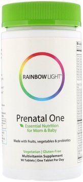 Rainbow Light Just Once Prenatal One Food-Based Multivitamin 90 Tabs Витамины для беременных 535495 фото