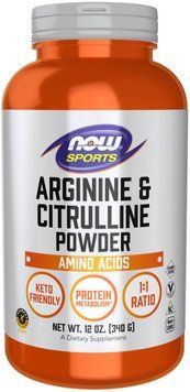 Now Foods Arginine & Citrulline Powder - 340g 1473175 фото