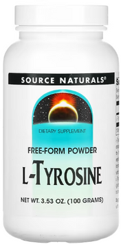 Source Naturals L-Tyrosine L-тирозин свободной формы 660 мг 100 г 1185983 фото