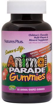 Nature's Plus Animal Parade Gummies, Natural Assorted Flavores, 50 Animal Shaped Gummies (NTP29958) 687002 фото