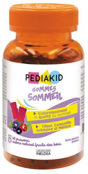 Pediakid Gommes Sommeil Улучшение сна для детей 60 жевательных мишек 1091412 фото