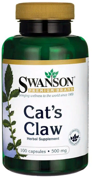 Swanson, Cat's Claw 500 mg 100 caps (SWA-01514) 608003 фото