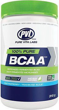 Амінокислота для спорту PVL 100% Pure BCAA 315 g/35 servings/Blue Raspberry 937006 фото