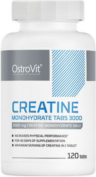 Креатин OstroVit Creatine Monohydrate 120 tabs / 40 servings 1161135 фото
