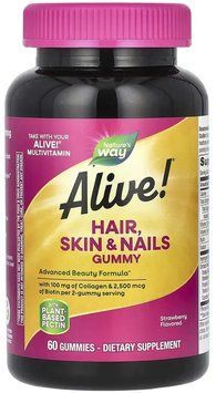 Nature's Way Hair, Skin & Nail Gummy - 60 gummies 1468788 фото