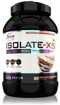 Протеїн Genius Nutrition Isolate-X5 2000 g / 61 servings / Wheysquick Chocolate 999087 фото