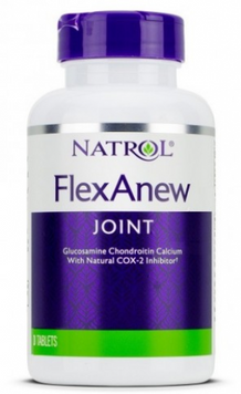 Natrol FlexAnew (Glucosamine Chondroitin Calcium) 120 Tablets 722079 фото