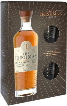 Віскі The Irishman The Harvest 40% + 2 келихи 0.7 л (5099811906361) 1345855 фото