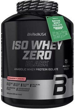 BiotechUSA Iso Whey Zero Black 1816 g Strawberry 1478322 фото