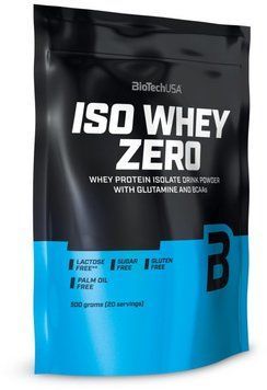 Протеин BioTech Iso Whey Zero 500 g /20 servings/ Popcorn 851740 фото