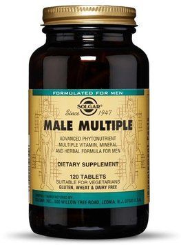 Витамины для мужчин Solgar Male Multiple 120 Tablets 494094 фото