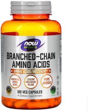 Now Foods Sports, Branched Chain Amino Acids, 120 Capsules (NF0053) 634727 фото