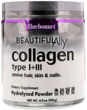 Bluebonnet Nutrition Beautiful Ally, Collagen Type I + III, 6.9 Oz (198 g) (BLB1508) 659786 фото