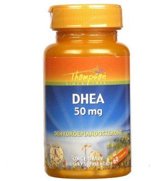 Thompson DHEA, 50 mg, 60 Capsules (THO-19364) 655572 фото