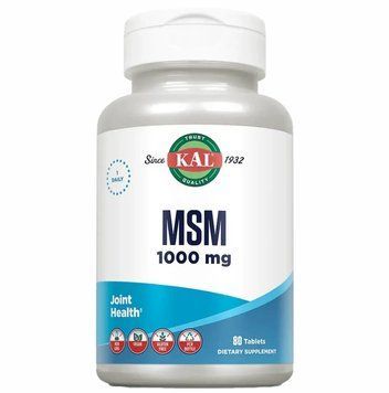 KAL MSM 1000mg - 80 tablets 1461288 фото