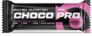 Протеиновый батончик Scitec Nutrition Choco Pro 50 g strawberry white chocolate 1016429 фото