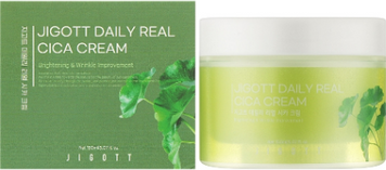 Jigott Daily Real Cica Cream Крем для чувствительной кожи с центеллой 150 ml 1334803 фото
