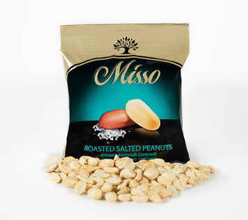 Арахис Misso жареный с морской солью 75 г (4820232570197) 1119351 фото