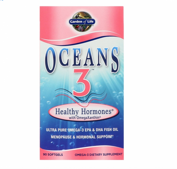 Garden of Life Oceans 3 Healthy Hormones 90 Softgels (GOL-11386) 681596 фото