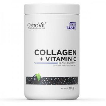 OstroVit Collagen + Vitamin C Коллаген с витамином С 400 g /40 servings/Black Currant 970786 фото