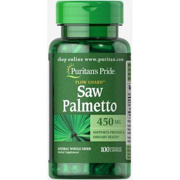 Puritan's Pride Saw Palmetto 450 mg 100 caps Со Пальметто 519280 фото