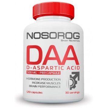 Бустер тестостерону Nosorog Nutrition DAA 120 capsules 912609 фото