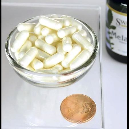 Swanson, Melatonin 3 mg 60 caps (SWA-01498) 608035 фото