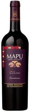 Вино Mapu Gran Reserva Carmenere червоне сухе 14% 0.75 (WHS7804462003523) 1214682 фото