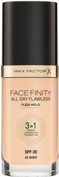 Max Factor Facefinity All day flawless 3in1 Foundation №42 Ivory Тональний крем 30 ml 877281 фото