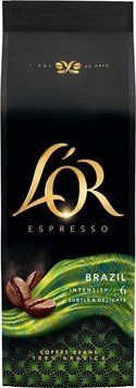 Кофе в зернах L'OR Espresso Brazil 100% Арабика 500 г (8711000464649) 1355176 фото