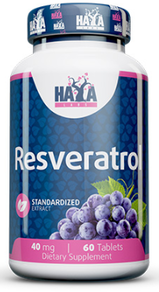 Haya Labs Resveratrol 40 мг Ресвератрол 60 таблеток 1081004 фото