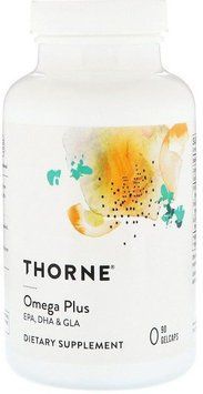 Thorne Research Omega Plus 90 Gelcaps Омега плюс 532311 фото