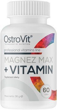 OstroVit Magnez Max + Vitamin 60 tabs 512657 фото