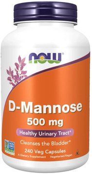Now Foods D-Mannose 500mg - 240 vcaps 1469025 фото