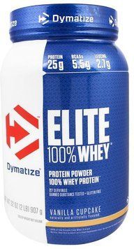 Протеин Dymatize Elite 100% Whey Protein 907 g /28 servings/ Vanilla Cupcake 415066 фото