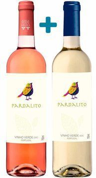 Набір вина Adega Ponte da Barca Vinho Verde, Ros&eacute; рожеве напівсухе + Branco біле напівсухе, 2x0.75л 9.5% (WHS2000820339333) 1214819 фото