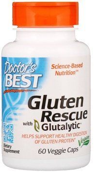 Doctor's Best, Gluten Rescue with Glutalytic, 60 Veggie Caps (DRB-00401) 624100 фото