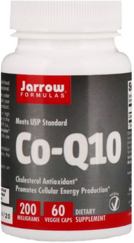Jarrow Formulas Coenzyme Q10 Коензим Q10 (Co-Q10 200) 200 мг 60 капсул 1090894 фото