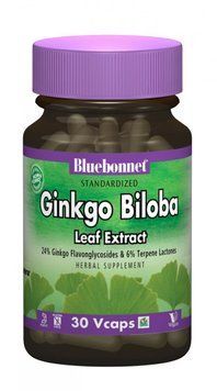Bluebonnet Nutrition Ginkgo Biloba Leaf Extracte 30 caps 490533 фото