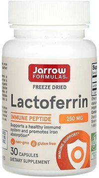 Jarrow Formulas Lactoferrin 250mg - 30 Veg Capsules 1460772 фото