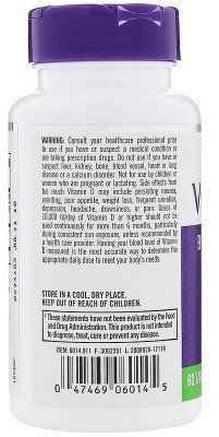 Natrol Vitamin D3 10,000 IU 60 Tabs Вітамін D3 552441 фото
