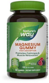 Nature's Way Magnesium Gummy - 60 gummies 1453381 фото