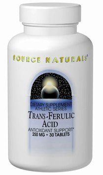 Source Naturals Trans-Ferulic Acid 250mg, 30 Tab 417315 фото