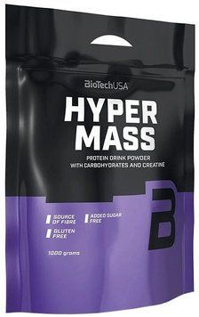 Гейнер BioTechUSA Hyper Mass тисячі g / 15 servings / Strawberry 689286 фото