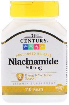 21st Century Niacinamide 500 mg 110 Tablets 476607 фото