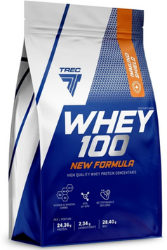Протеїн Trec Nutrition Whey 100 (New Formula) 700 g / 23 servings / білий шоколад 1026290 фото