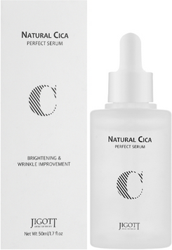 Jigott Natural Cica Perfect Serum Сыворотка для лица с центеллой 50 ml 1334804 фото