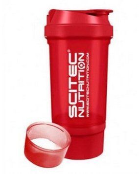 Scitec Nutrition Shaker Travel 500ml Red 411369 фото