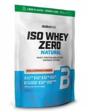 Протеин BioTechUSA Iso Whey Zero natural 500g / 20 servings/ Vanilla Cinnamon 990142 фото