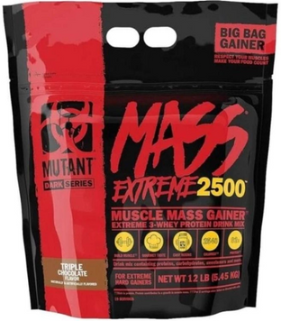 Гейнер Mutant Mass Extreme 2500 5450 g / 38 servings / triple chocolate 1301218 фото